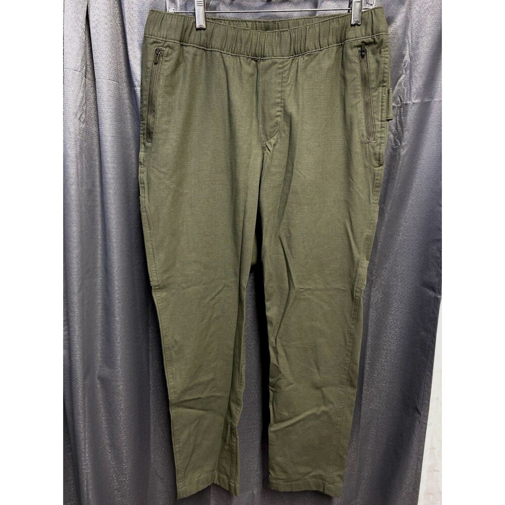 NWT Carhartt Women’s M Green Ripstop Work Pants Relaxed Fit Tapered Leg Stretch